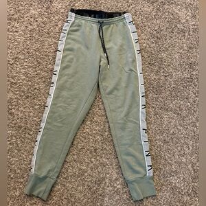 Victoria's Secret Green Sweatpants Relaxed Fit